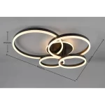 50W Lubinis LED šviestuvas DRAKE 632210432 Black - Image 5