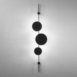 33W Sieninis LED šviestuvas IDOL Black