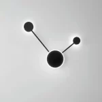 10W Sieninis LED šviestuvas ETERE Black