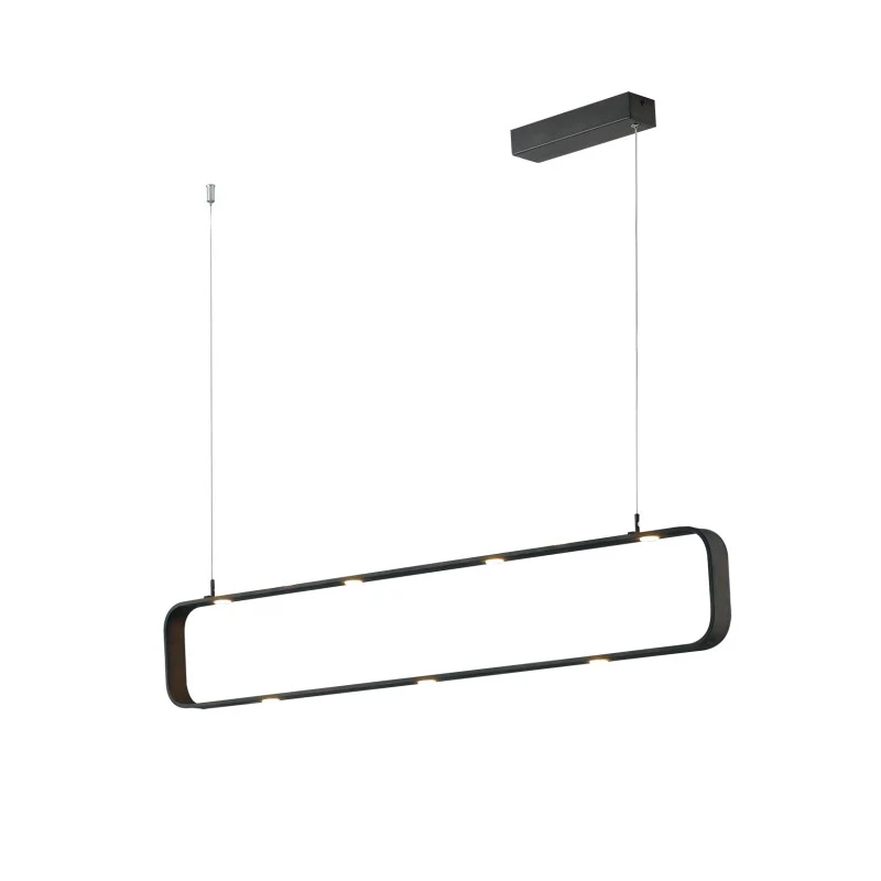 lampadario-a-sospensione-led-moka-marrone-45w-3780lm-3000k-dimmerabile-100x4x120cm 45W Pakabinamas LED šviestuvas MOKA Dimmer 3000K
