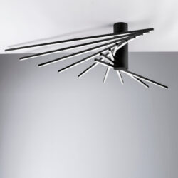66W Lubinis LED šviestuvas SHANGHAI S9 4000K black