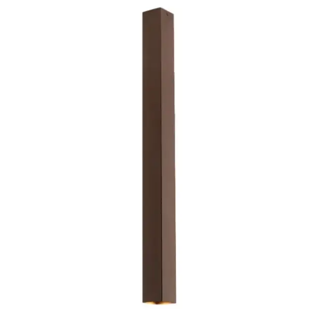 plafoniera-a-sospensione-quadrata-bronzo-1-x-gu10-6x6x75cm (2) Lubinis šviestuvas FLUKE H75 Rust
