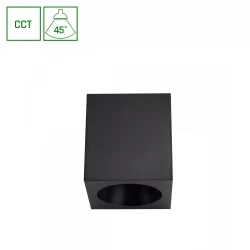 7W Lubinis šviestuvas CHLOE COMPLETE Square CCT juodas