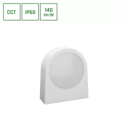 15W Sieninis fasado šviestuvas VERSA CCT baltas
