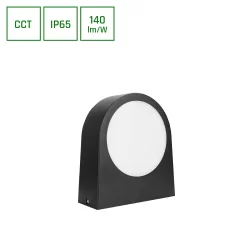 15W Sieninis fasado šviestuvas VERSA CCT juodas