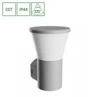 Sieninis lauko šviestuvas STELLA Round GU10 CCT Grey
