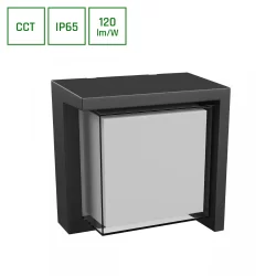 10W Sieninis fasado LED šviestuvas VERTO Square Edge CCT