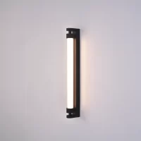 11W Sieninis LED šviestuvas LINEO Black