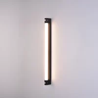16W Sieninis LED šviestuvas LINEO Black