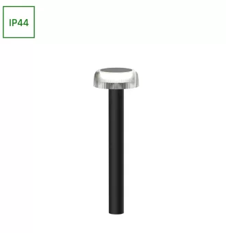 Įkraunamas įsmeigiamas lauko šviestuvas FUNGI su USB ir saulės baterija