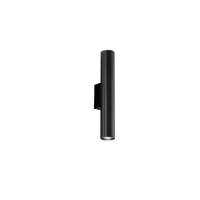 Sieninis šviestuvas LORD S35 Black 2xGU10