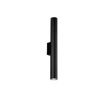 Sieninis šviestuvas LORD S50 Black 2xGU10