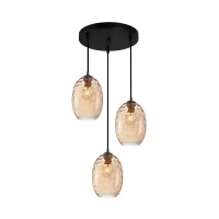 Pakabinamas šviestuvas NOVALA PND-3031-3A-BRO-AMB